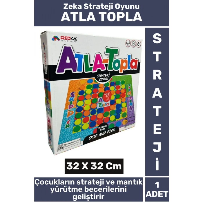 Eğitici Görsel Algı Strateji Zeka Gelişimi Analitik Düşünme Odaklanma Eğlenceli Oyun ATLA TOPLA