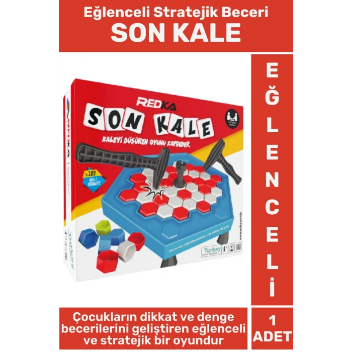 Premium Eğlenceli El Göz Koordinasyon Stratejik Beceri Dikkat Geliştiren Çocuk Eğitici Oyun SON KALE