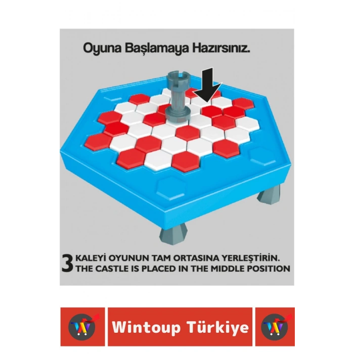 Premium Eğlenceli El Göz Koordinasyon Stratejik Beceri Dikkat Geliştiren Çocuk Eğitici Oyun SON KALE