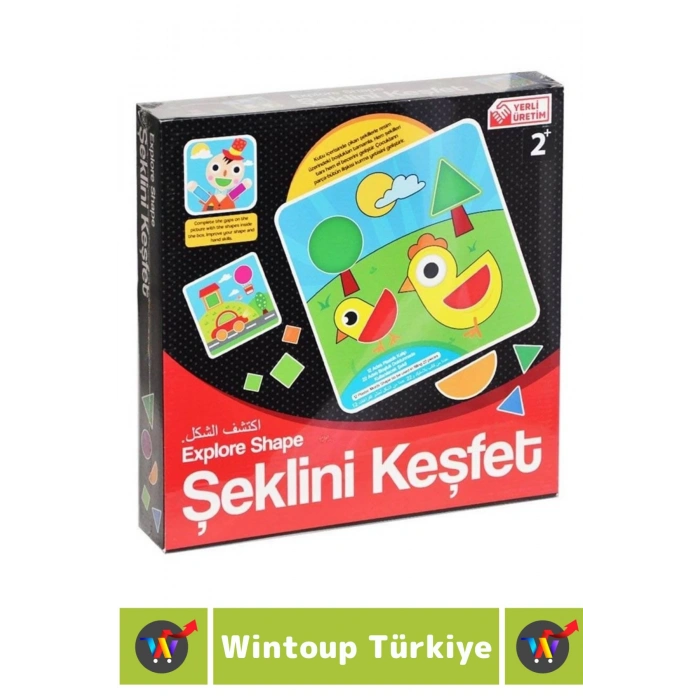 Premium Eğlenceli El Göz Koordinasyon Parça Bütün İlişkisi Kavrama Çocuk Eğitici Oyun ŞEKLİNİ KEŞFET