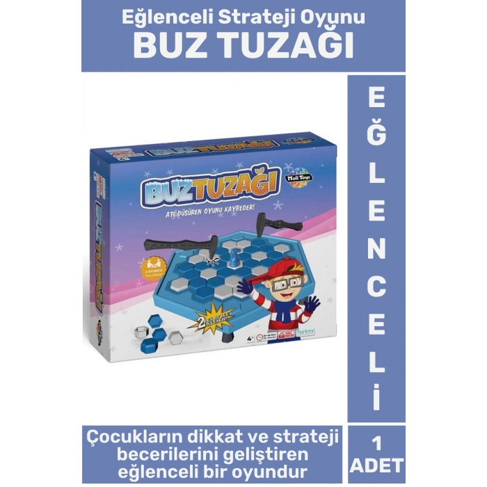 Premium Eğlenceli Strateji Dikkat Beceri Refleks Geliştiren Çocuk Oyun BUZ TUZAĞI