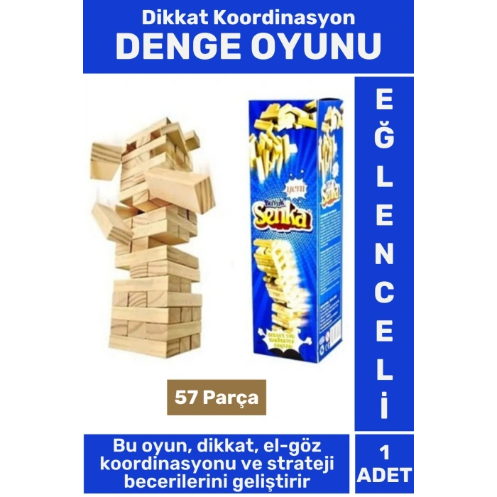 Premium Tüm Yaşlar Eğlenceli Strateji Dikkat El-Göz Koordinasyonu Geliştiren Grup Aile DENGE OYUNU