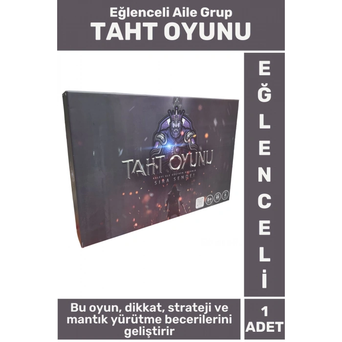 Premium Eğlenceli Dikkat Strateji Mantık Yürütme Hızlı Düşünme Geliştiren Aile Grup Oyun TAHT OYUNU