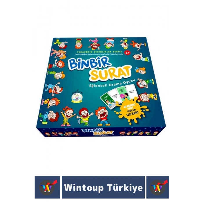 Premium Eğitici Drama Rol Yapma Yaratıcılık İfade Etme Beceri Eğlenceli Drama Oyunu BİNBİR SURAT