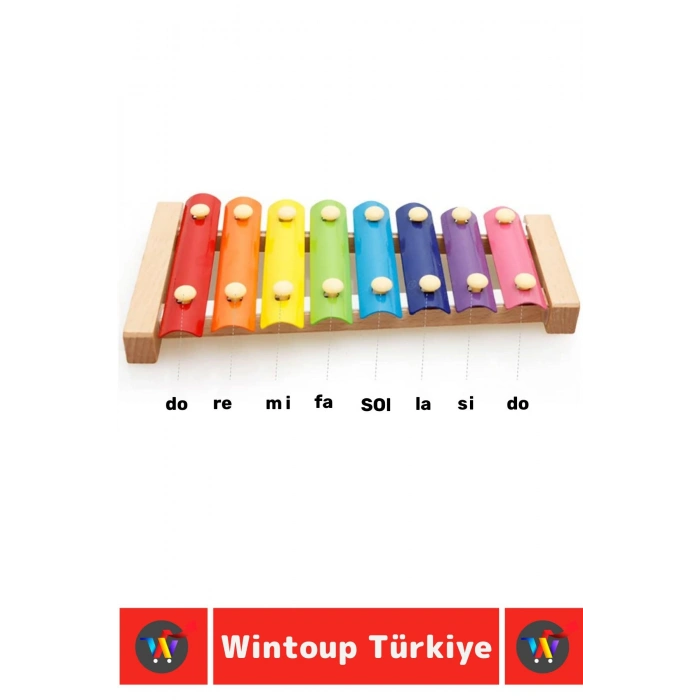 Premium Eğlenceli Eğitici Müzik Aletleri Ses Algısı Tanıma Tın Ton Ayarlı Çocuk Oyun AHŞAP KSİLOFON