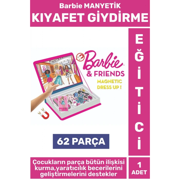 Premium Eğitici Yaratıcılık Görsel Hafıza Parça Bütün İlişkisi Eğlenceli Kız MAGNET KIYAFET GİYDİRME