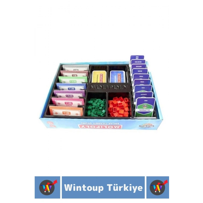 Eğlenceli Strateji Ticari Zeka Rekabet İş Birliği Geliştiren Aile Arkadaş Oyun EMLAK TİCARET OYUNU