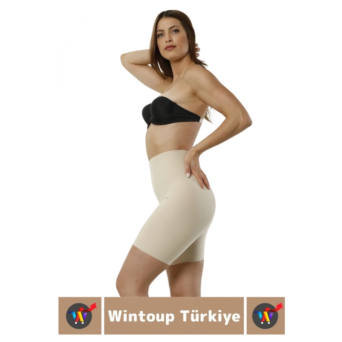 Özel Üretim İz İç Göstermez Kaymaz Sıkılaştırıcı Şekillendirici LAZER KESİM Paçalı Korse