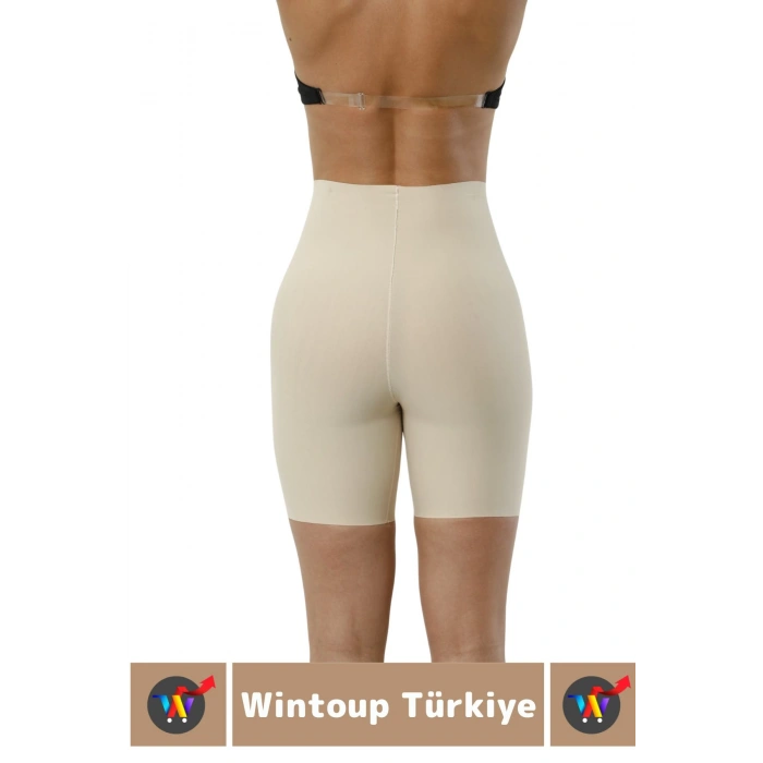 Özel Üretim İz İç Göstermez Kaymaz Sıkılaştırıcı Şekillendirici LAZER KESİM Paçalı Korse