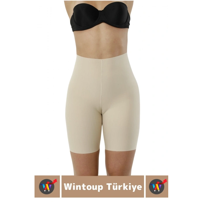 Özel Üretim İz İç Göstermez Kaymaz Sıkılaştırıcı Şekillendirici LAZER KESİM Paçalı Korse