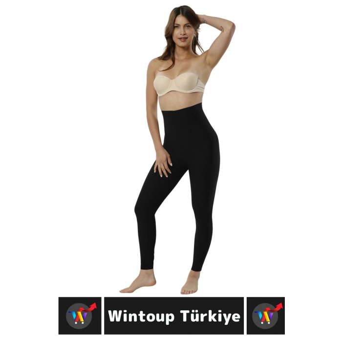 İz İç Göstermez Kaymaz Sıkılaştırıcı 2 Beden İncelten Yeni Nesil LAZER KESİM Yüksek Bel Tayt Korse