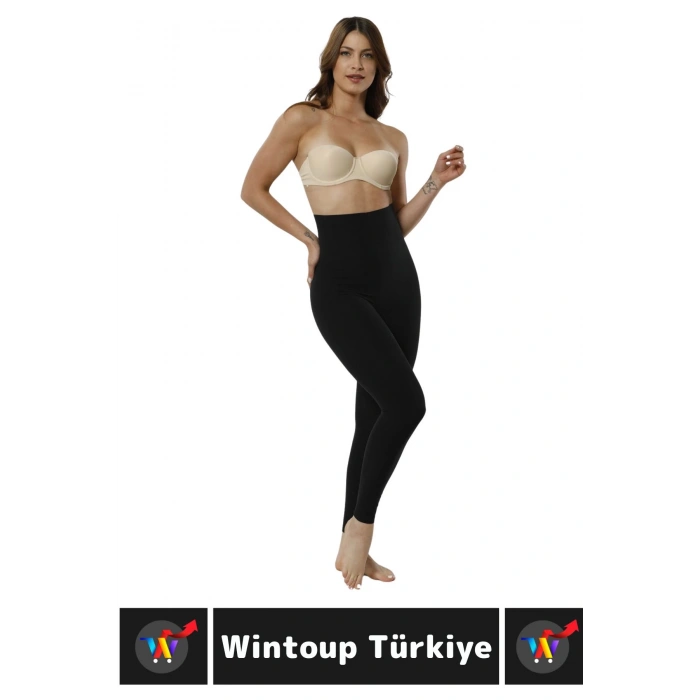 İz İç Göstermez Kaymaz Sıkılaştırıcı 2 Beden İncelten Yeni Nesil LAZER KESİM Yüksek Bel Tayt Korse