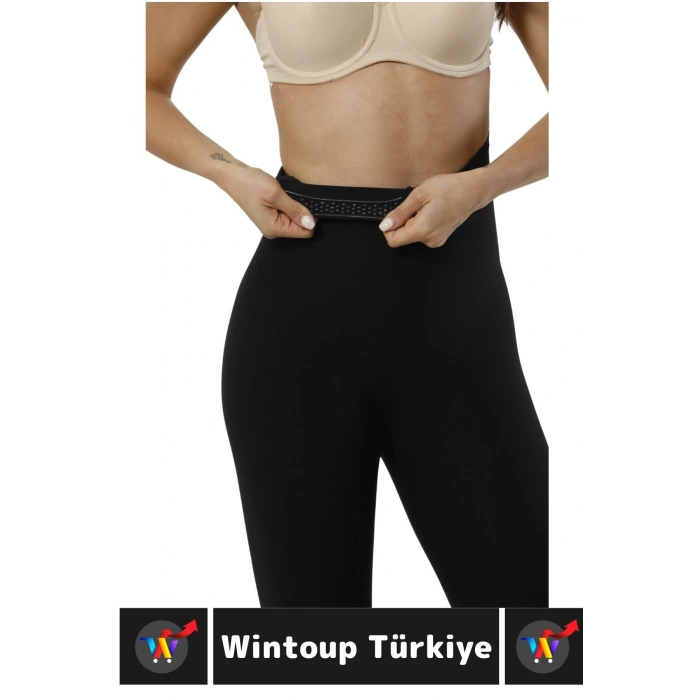 İz İç Göstermez Kaymaz Sıkılaştırıcı 2 Beden İncelten Yeni Nesil LAZER KESİM Yüksek Bel Tayt Korse