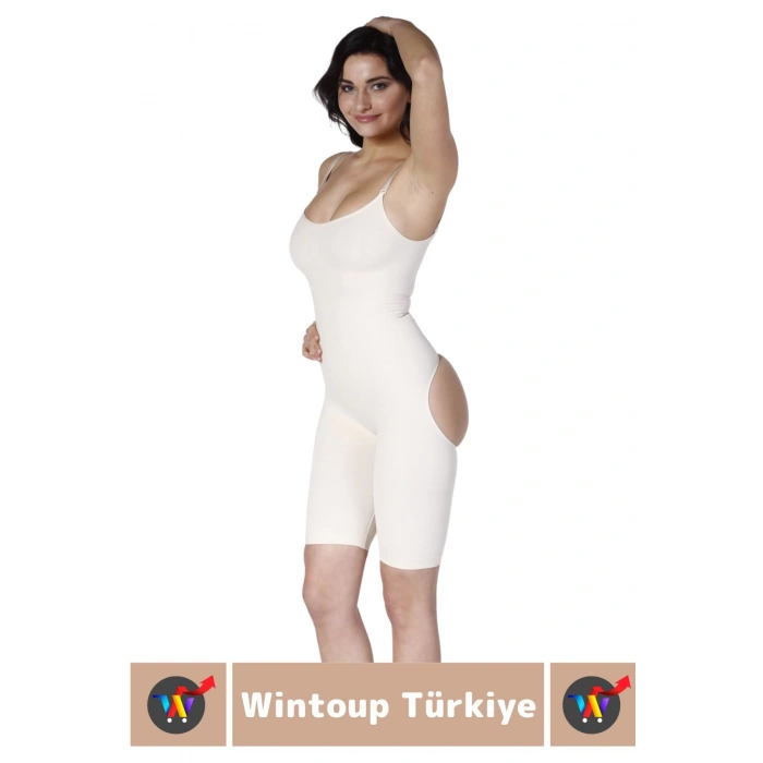 Özel Üretim İz İç Göstermez Kaymaz Sıkılaştırıcı Toparlayıcı Popo Açık Tam Boy Korse