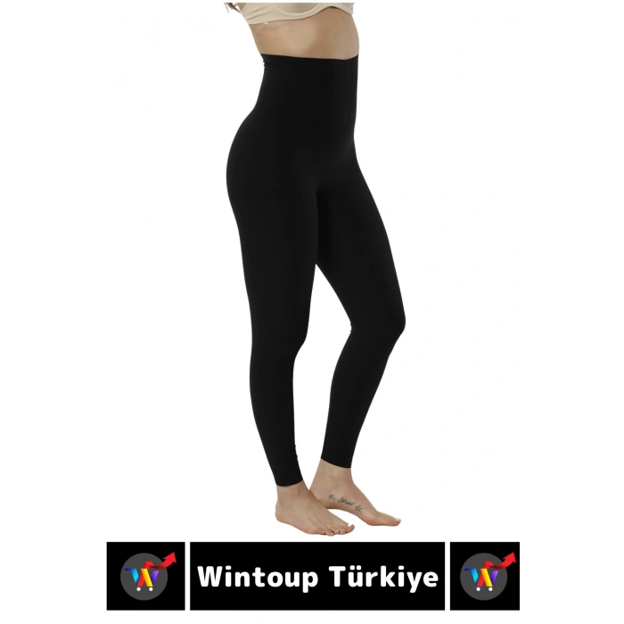 İç Göstermez Kaymaz Sıkılaştırıcı Toparlayıcı Vücut Şekillendirici LAZER KESİM Yüksek Bel Tayt Korse