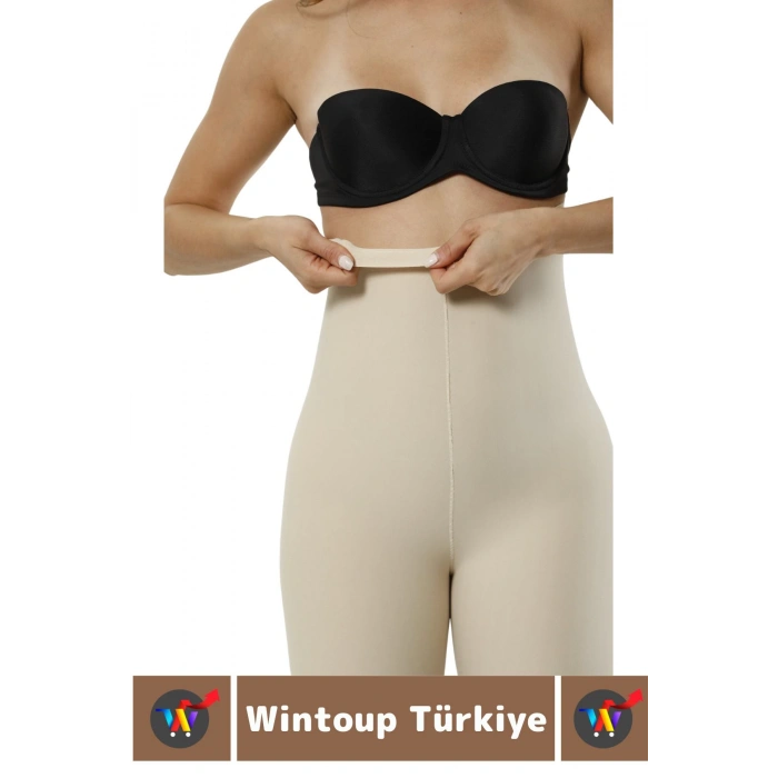 Özel Üretim İz İç Göstermez Kaymaz Sıkılaştırıcı Şekillendirici LAZER KESİM Yüksek Bel Paçalı Korse