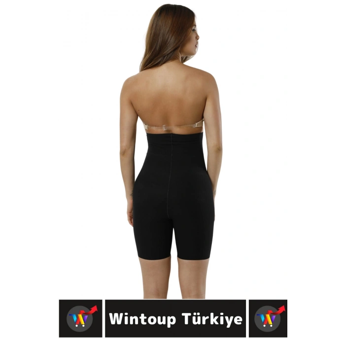 Özel Üretim İz İç Göstermez Kaymaz Sıkılaştırıcı Şekillendirici LAZER KESİM Yüksek Bel Paçalı Korse
