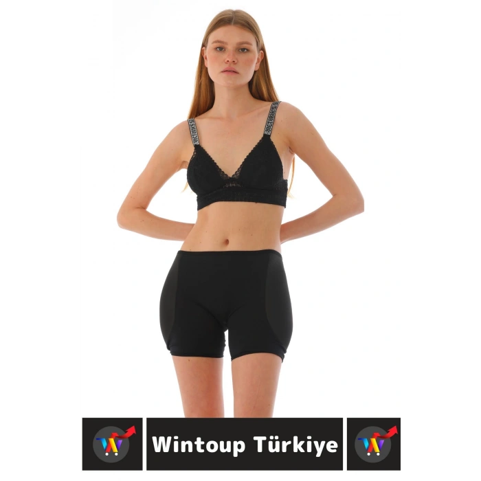 Özel Kaymaz İç Göstermez PUSH UP Popo Kaldırıcı Şekillendirici Yandan Destekli Dolgulu Şort Korse