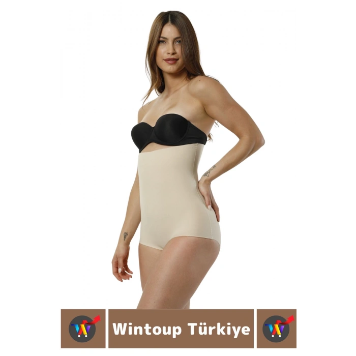 Özel Üretim İz İç Göstermez Kaymaz Sıkılaştırıcı Şekillendirici LAZER KESİM Yüksek Bel Slip Korse