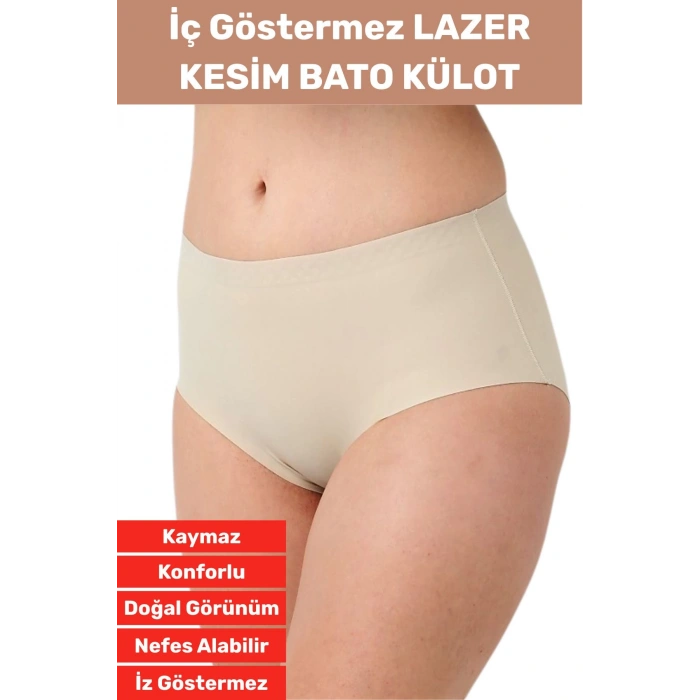 Özel Üretim İz İç Göstermez Kaymaz Sıkılaştırıcı Şekillendirici LAZER KESİM Bato Külot Korse