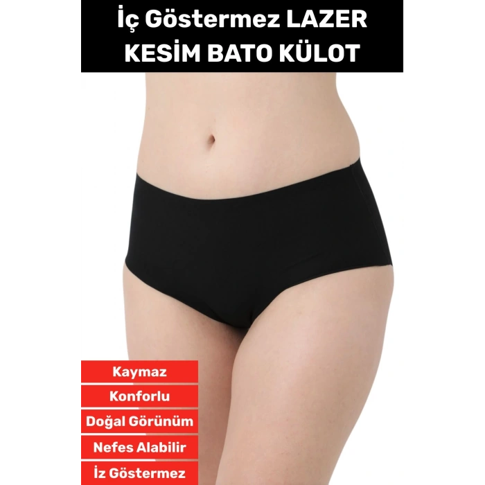 Özel Üretim İz İç Göstermez Kaymaz Sıkılaştırıcı Şekillendirici LAZER KESİM Bato Külot Korse