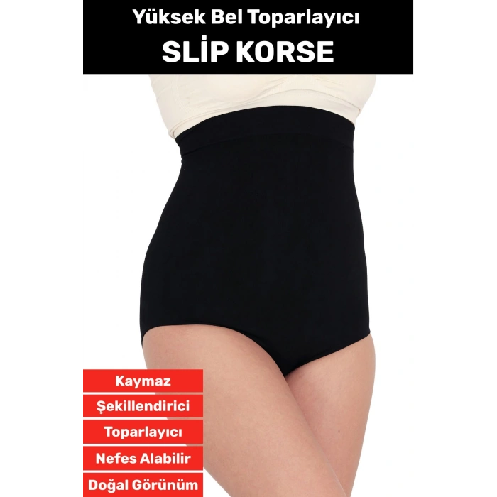 Özel Üretim İz İç Göstermez Kaymaz Sıkılaştırıcı İnceltici Yüksek Bel Slip Korse