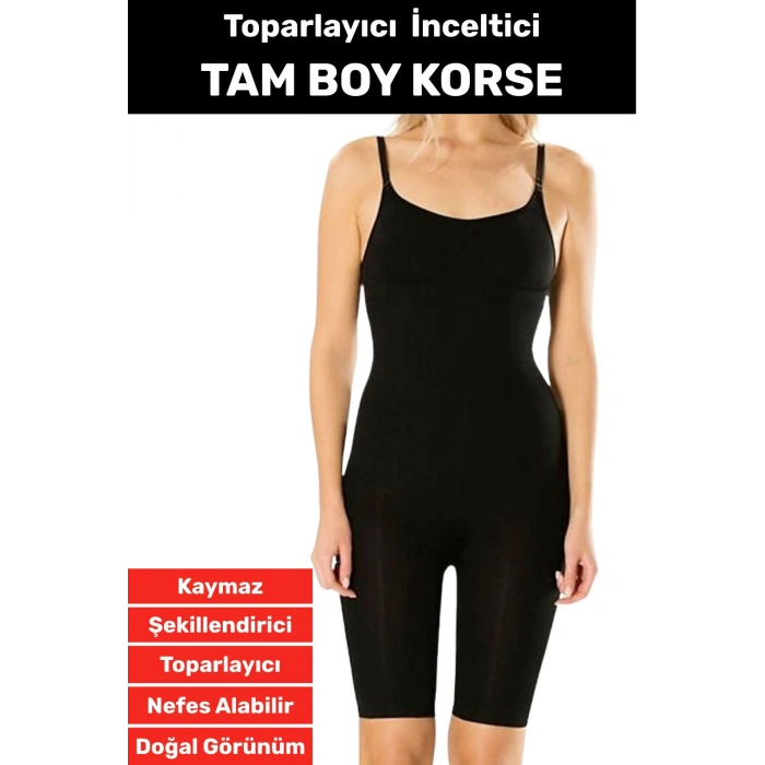 Özel Üretim İz İç Göstermez Kaymaz Sıkılaştırıcı Toparlayıcı Tam Boy Korse