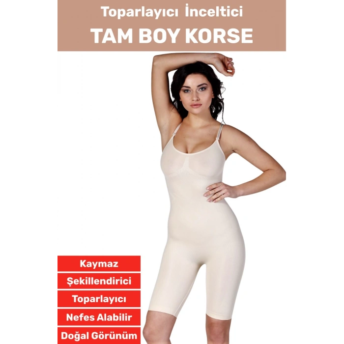Özel Üretim İz İç Göstermez Kaymaz Sıkılaştırıcı Toparlayıcı Tam Boy Korse