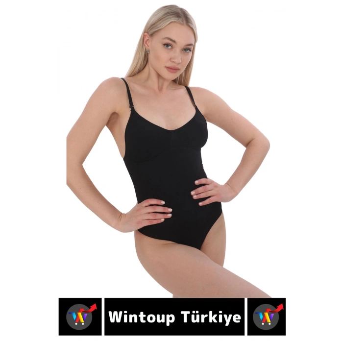 Özel Üretim İz İç Göstermez Kaymaz Sıkılaştırıcı Toparlayıcı Çıtçıtlı String Body Korse
