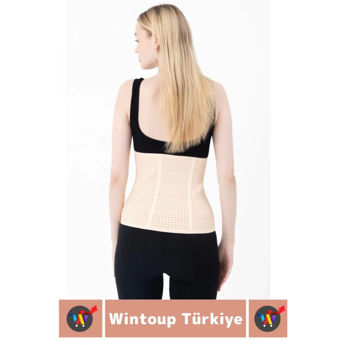 Özel Üretim Vücut Şekillendirici Beden Küçülten Toparlayıcı Doğum Sonrası Balenli Lohusa Korsesi