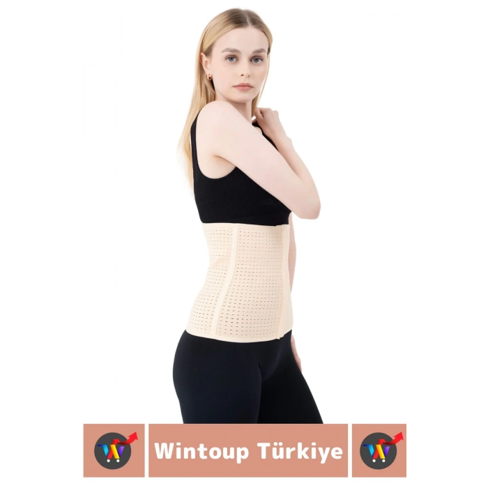 Özel Üretim Vücut Şekillendirici Beden Küçülten Toparlayıcı Doğum Sonrası Balenli Lohusa Korsesi