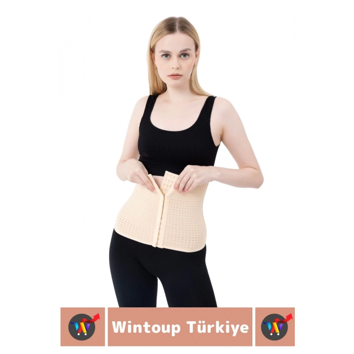 Özel Üretim Vücut Şekillendirici Beden Küçülten Toparlayıcı Doğum Sonrası Balenli Lohusa Korsesi