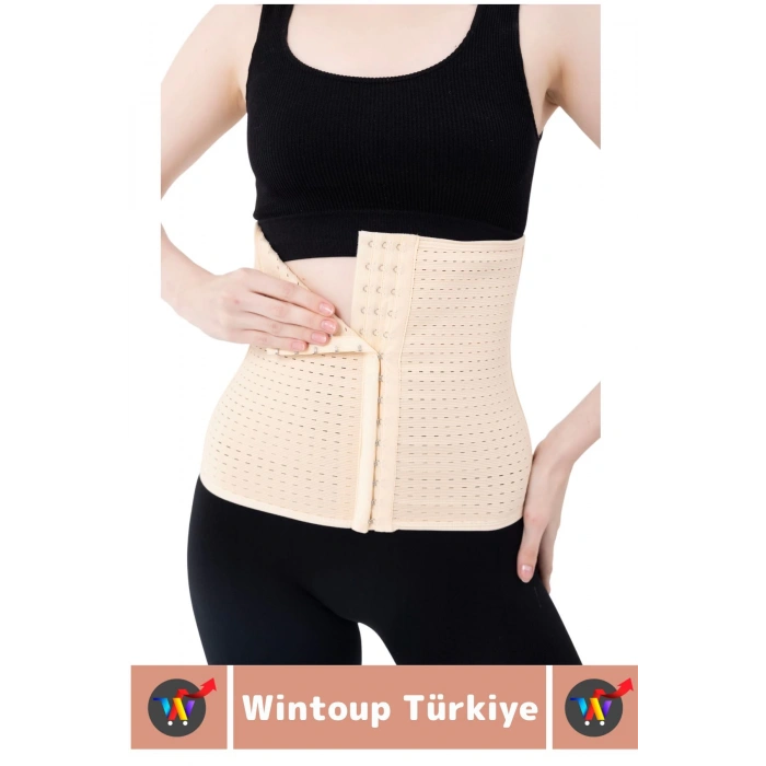 Özel Üretim Vücut Şekillendirici Beden Küçülten Toparlayıcı Doğum Sonrası Balenli Lohusa Korsesi