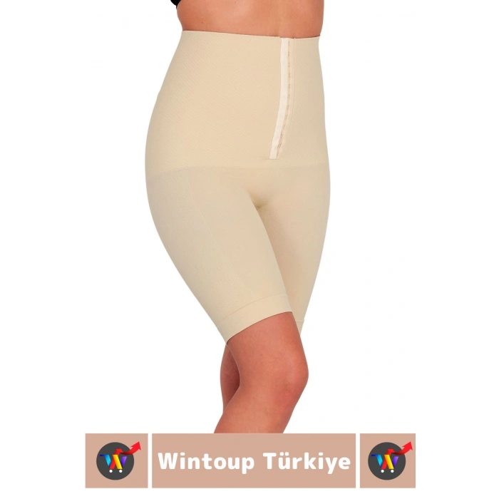 Özel Üretim Vücut Şekillendirici Beden Küçülten Sıkılaştıran Ağraflı Paçalı Toparlayıcı Korse