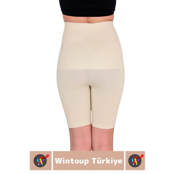 Özel Üretim Vücut Şekillendirici Beden Küçülten Sıkılaştıran Ağraflı Paçalı Toparlayıcı Korse