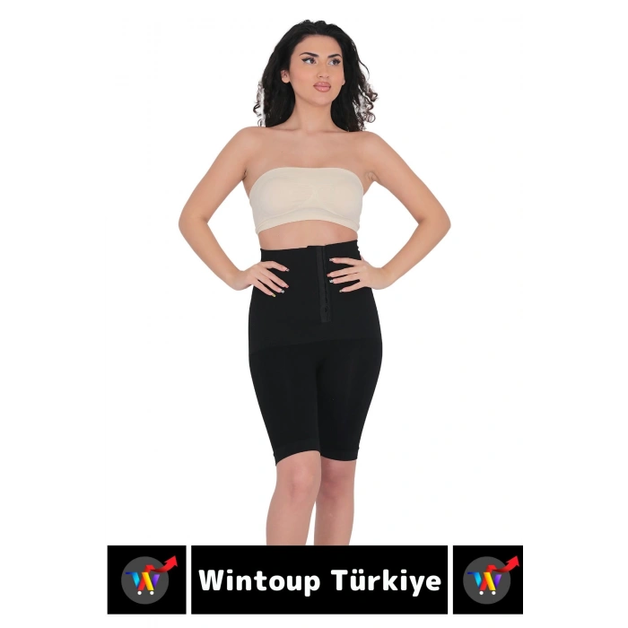 Özel Üretim Vücut Şekillendirici Beden Küçülten Sıkılaştıran Ağraflı Paçalı Toparlayıcı Korse