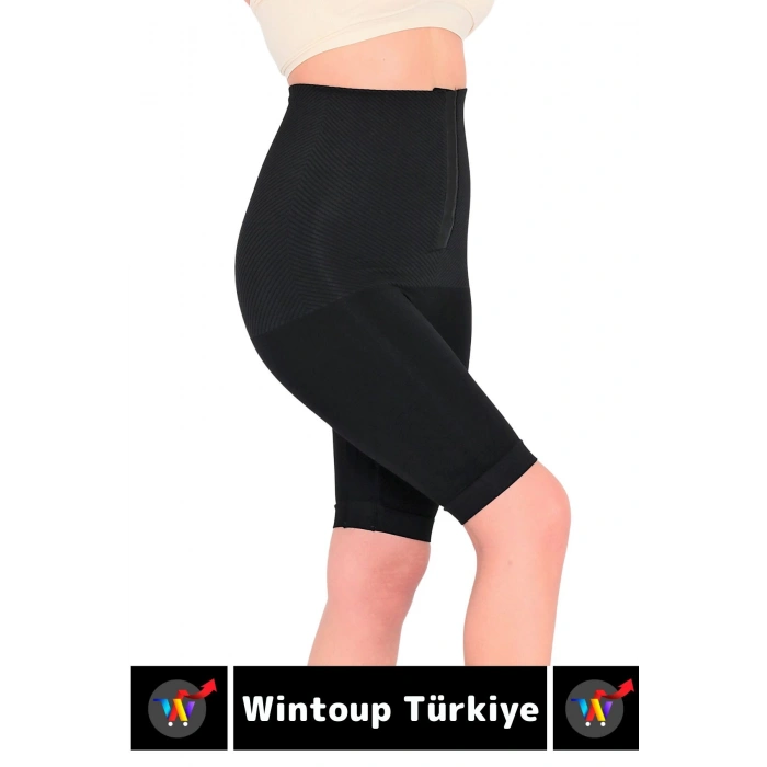 Özel Üretim Vücut Şekillendirici Beden Küçülten Sıkılaştıran Ağraflı Paçalı Toparlayıcı Korse