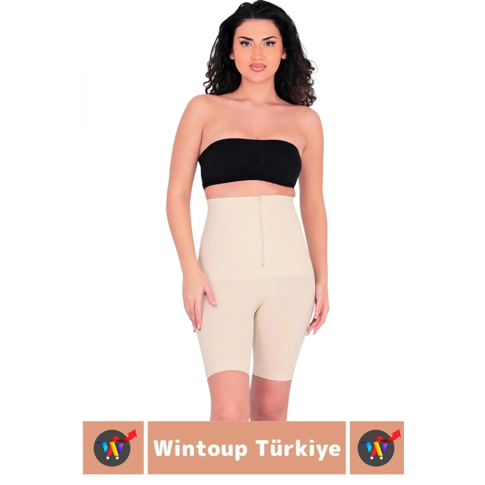 Özel Üretim Vücut Şekillendirici Beden Küçülten Sıkılaştıran Fermuarlı Klasik Toparlayıcı Korse