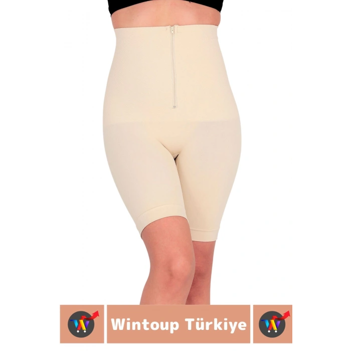 Özel Üretim Vücut Şekillendirici Beden Küçülten Sıkılaştıran Fermuarlı Klasik Toparlayıcı Korse