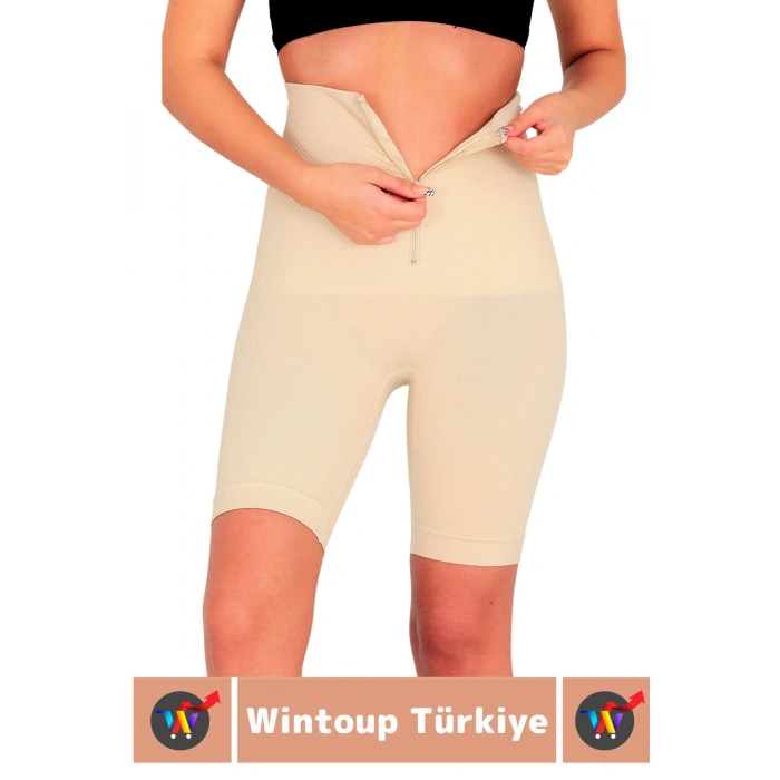 Özel Üretim Vücut Şekillendirici Beden Küçülten Sıkılaştıran Fermuarlı Klasik Toparlayıcı Korse