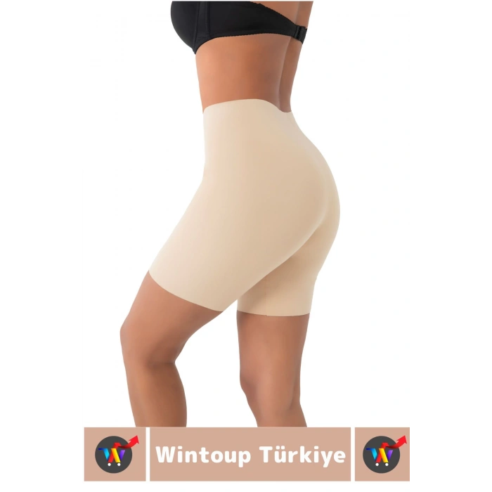 Özel Üretim İz İç Göstermez Kaymaz Sıkılaştırıcı Vücut Şekillendirici LAZER KESİM Paçalı Korse