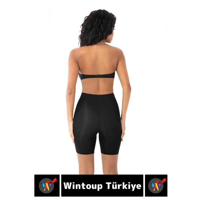 Özel Üretim İz İç Göstermez Kaymaz Sıkılaştırıcı Vücut Şekillendirici LAZER KESİM Paçalı Korse