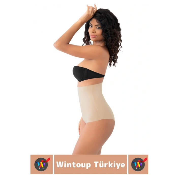 İz İç Göstermez Kaymaz Sıkılaştırıcı Vücut Şekillendirici LAZER KESİM Yüksek Bel Slip Korse