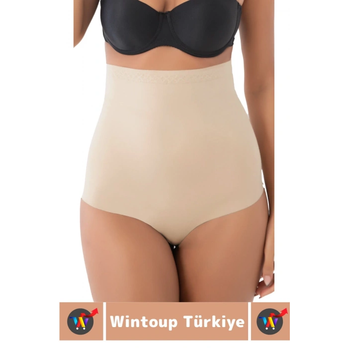 İz İç Göstermez Kaymaz Sıkılaştırıcı Vücut Şekillendirici LAZER KESİM Yüksek Bel Slip Korse