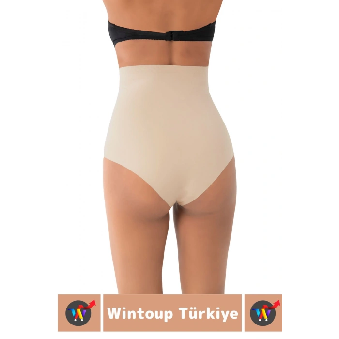 İz İç Göstermez Kaymaz Sıkılaştırıcı Vücut Şekillendirici LAZER KESİM Yüksek Bel Slip Korse