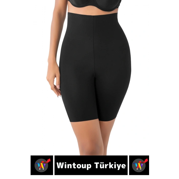 İz İç Göstermez Kaymaz Sıkılaştırıcı Vücut Şekillendirici LAZER KESİM Yüksek Bel Paçalı Korse