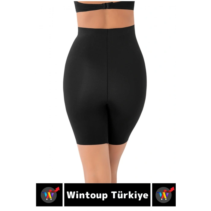 İz İç Göstermez Kaymaz Sıkılaştırıcı Vücut Şekillendirici LAZER KESİM Yüksek Bel Paçalı Korse