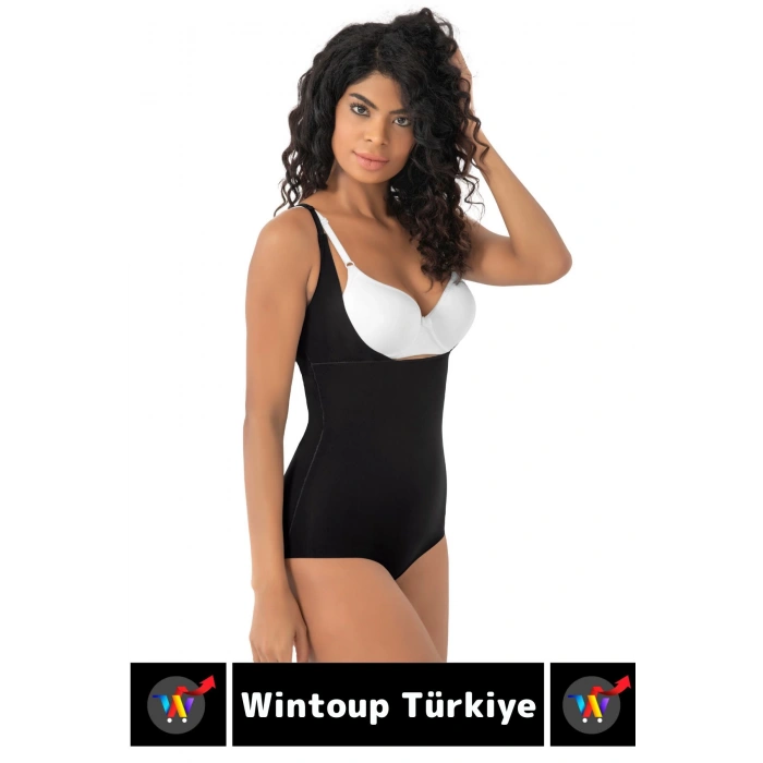 İz İç Göstermez Kaymaz Sıkılaştırıcı Vücut Şekillendirici LAZER KESİM Gögüs Destekli Body Korse