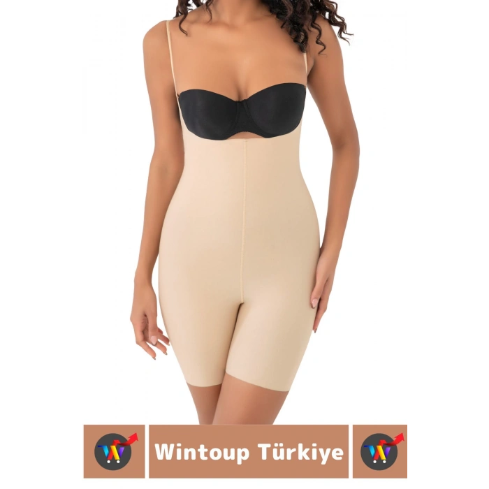 İz Göstermez Kaymaz Sıkılaştırıcı Toparlayıcı Vücut Şekillendirici LAZER KESİM Tam Boy Askılı Korse