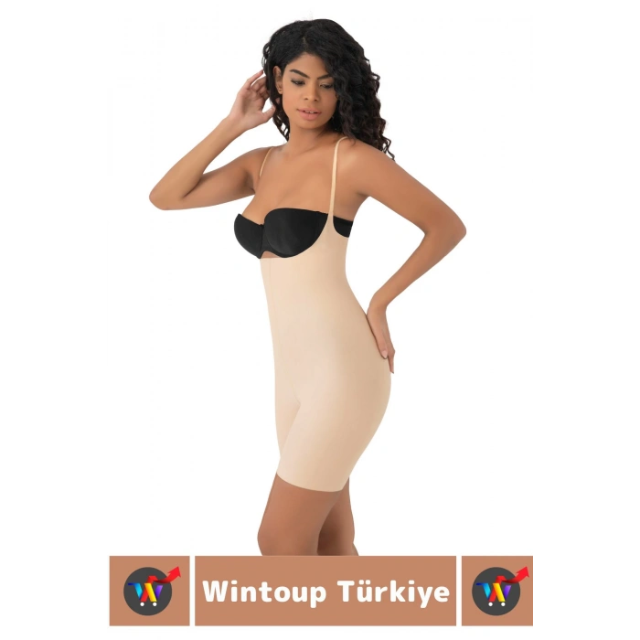 İz Göstermez Kaymaz Sıkılaştırıcı Toparlayıcı Vücut Şekillendirici LAZER KESİM Tam Boy Askılı Korse